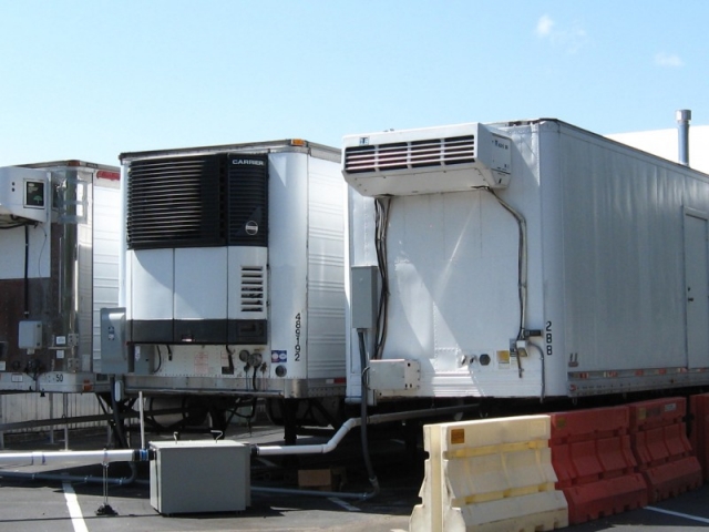 Exterior View of Refrigeration Units